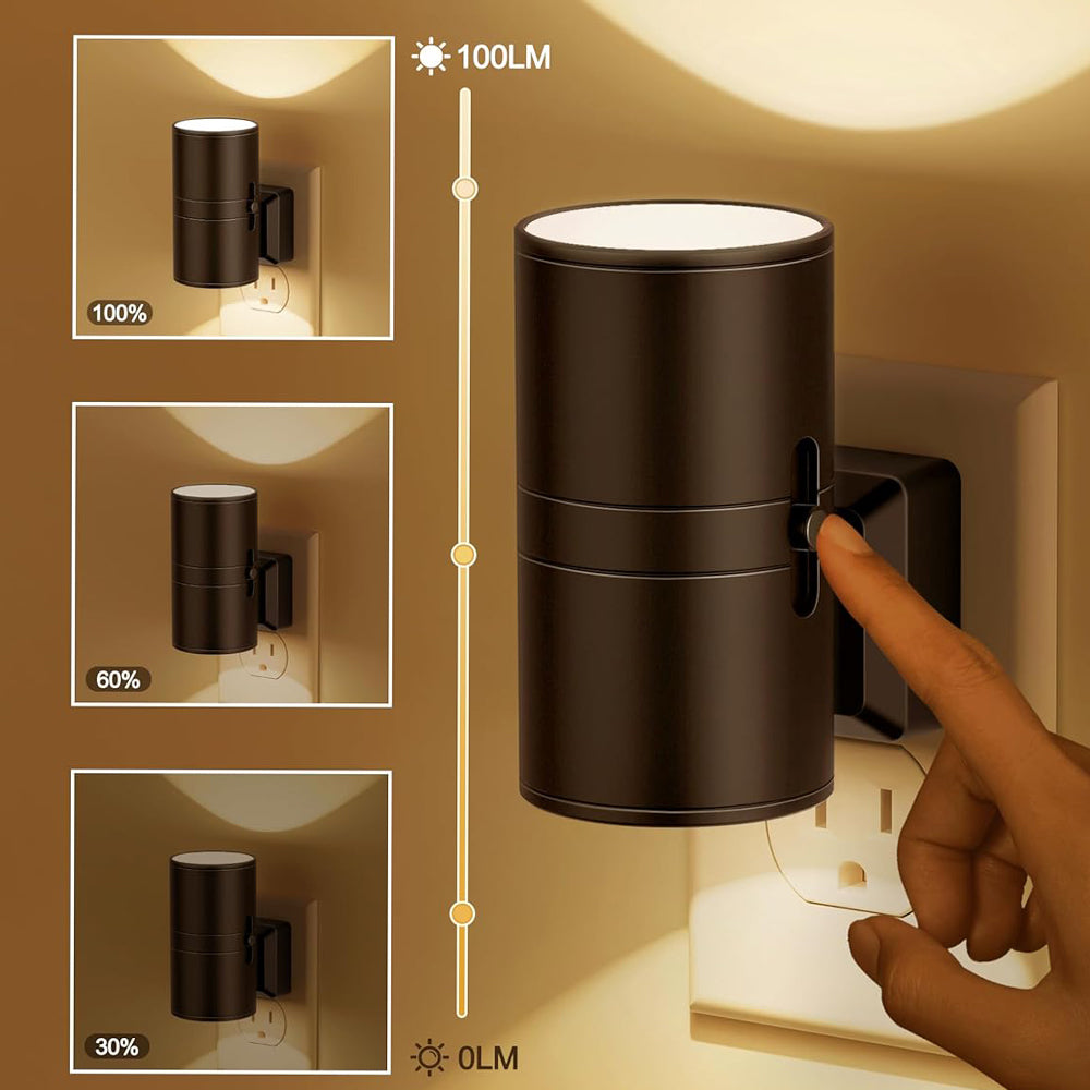 Luz nocturna ajustable con luz acogedora