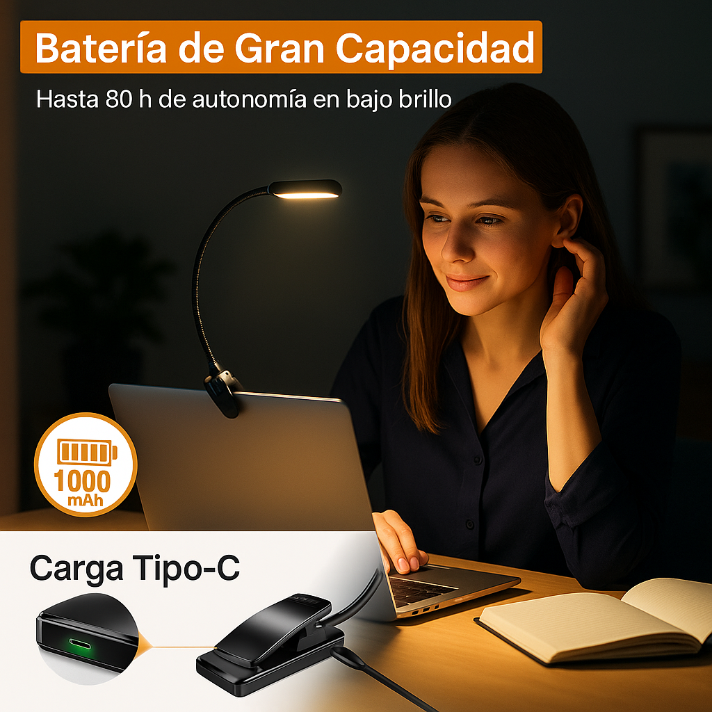 Luz de lectura de USB