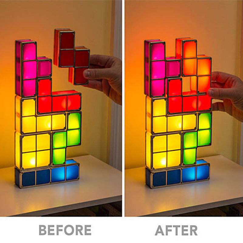Piezas led de Tetris