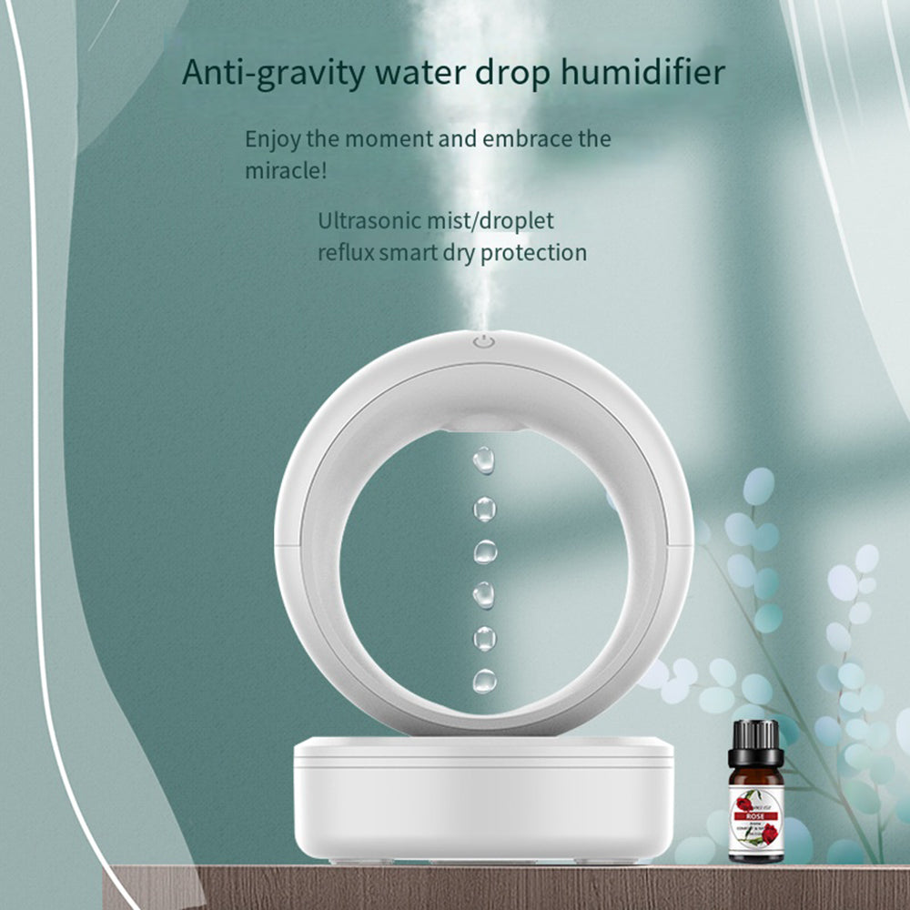 Humidificador antigravedad cero de goteo de agua