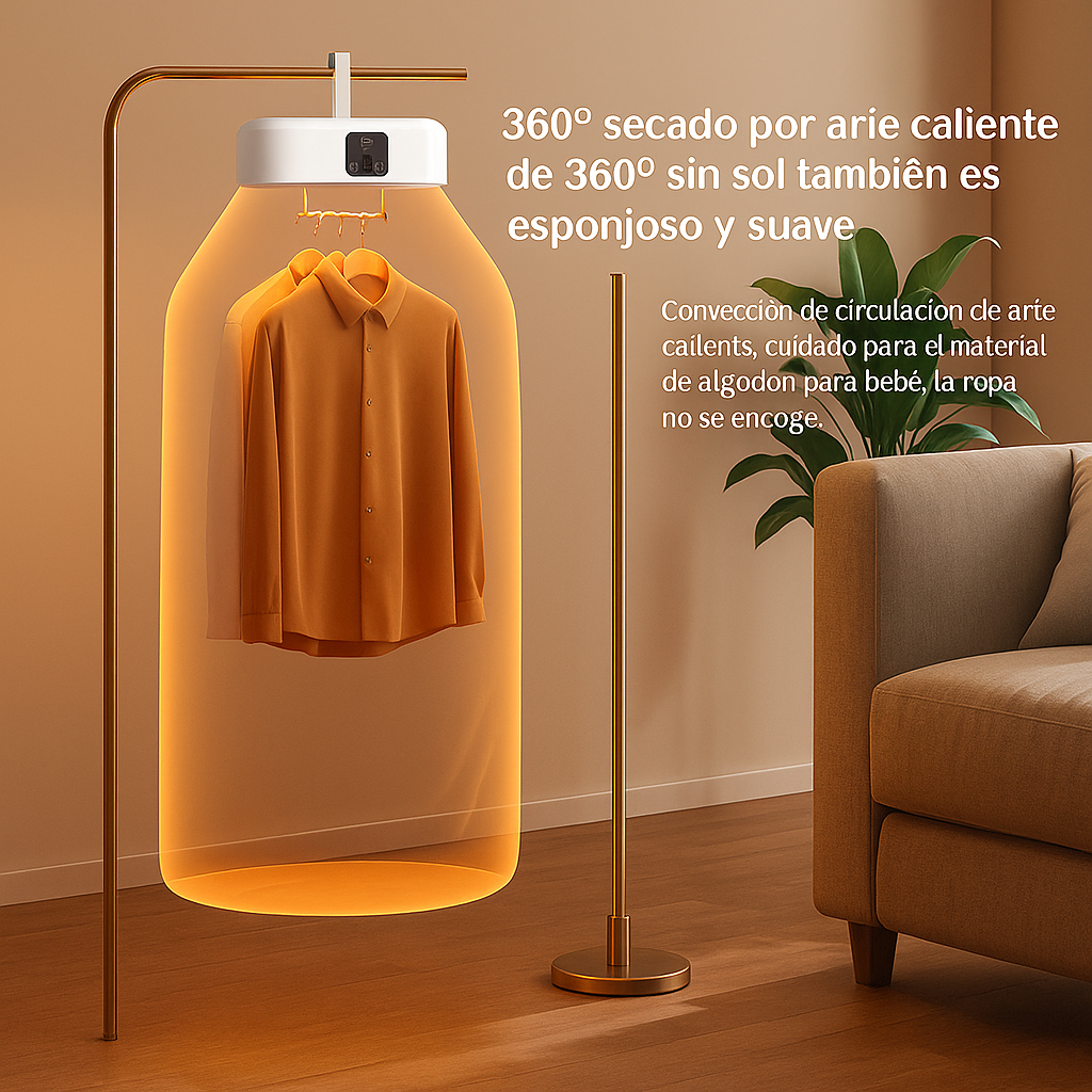 Secador de ropa electrico multifuncional
