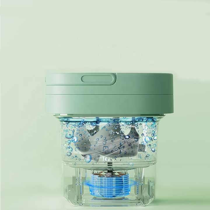 Mini Lavadora plegabe con tubo de agua