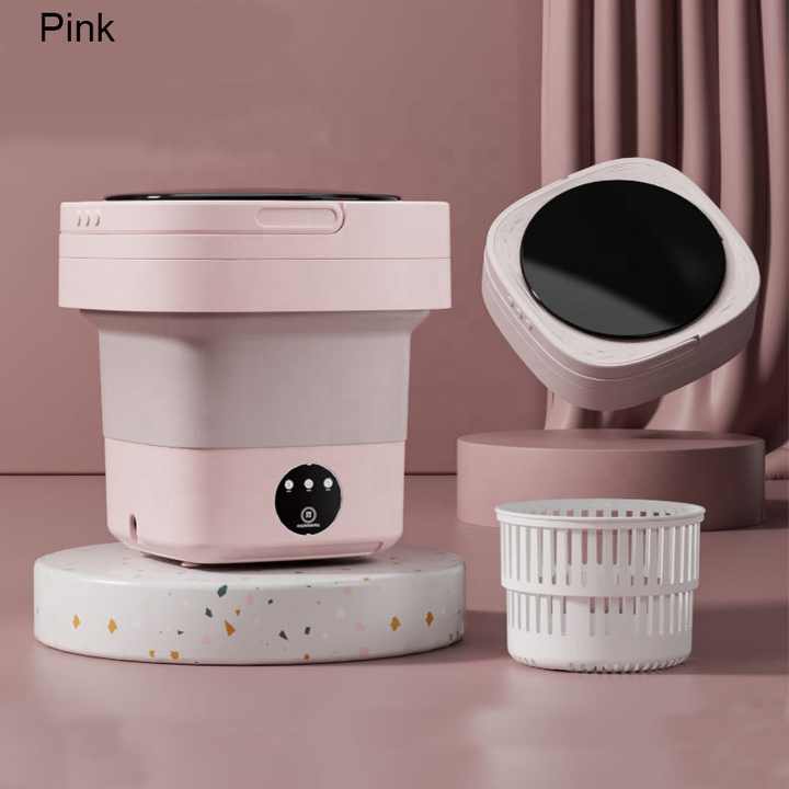 Mini Lavadora plegabe con tubo de agua