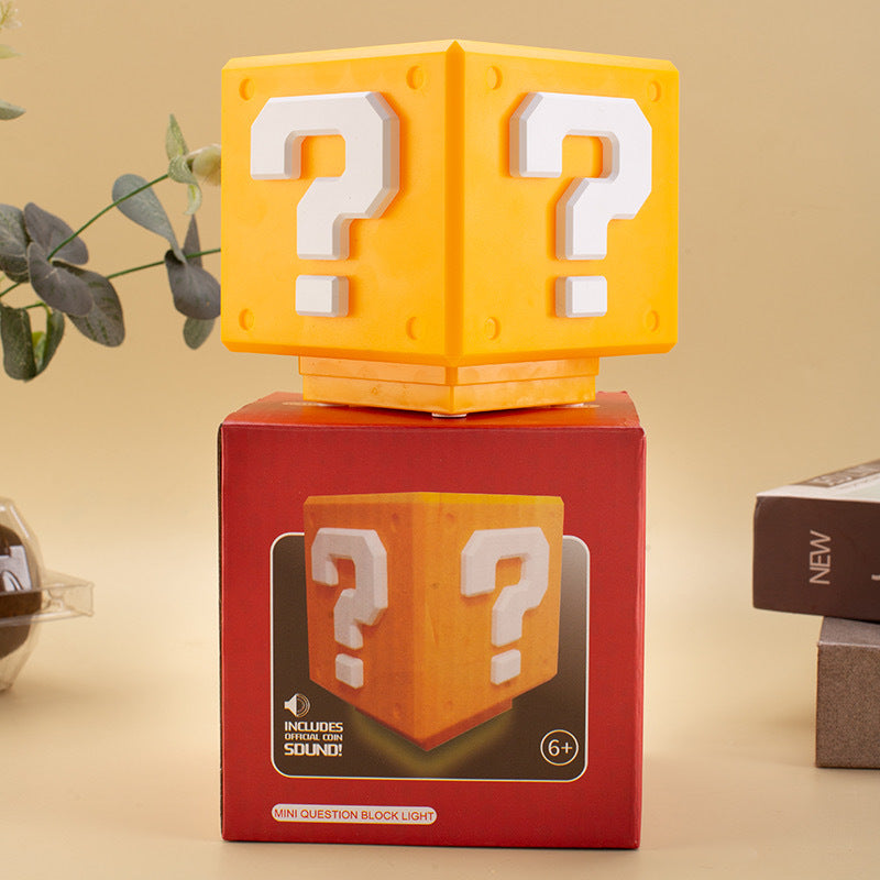 Bloque de interrogación de Mario Bros-Luz LED