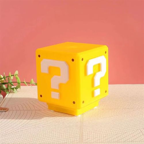 Bloque de interrogación de Mario Bros-Luz LED