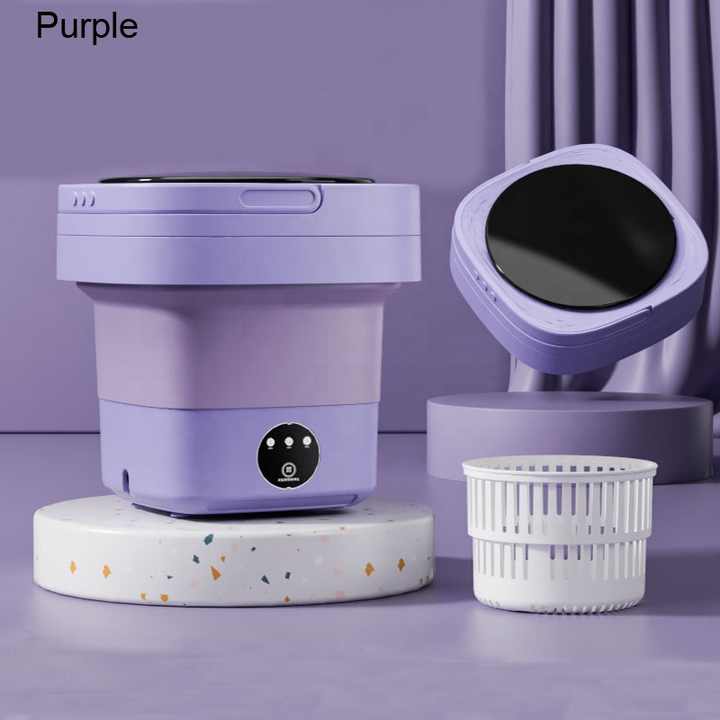 Mini Lavadora plegabe con tubo de agua