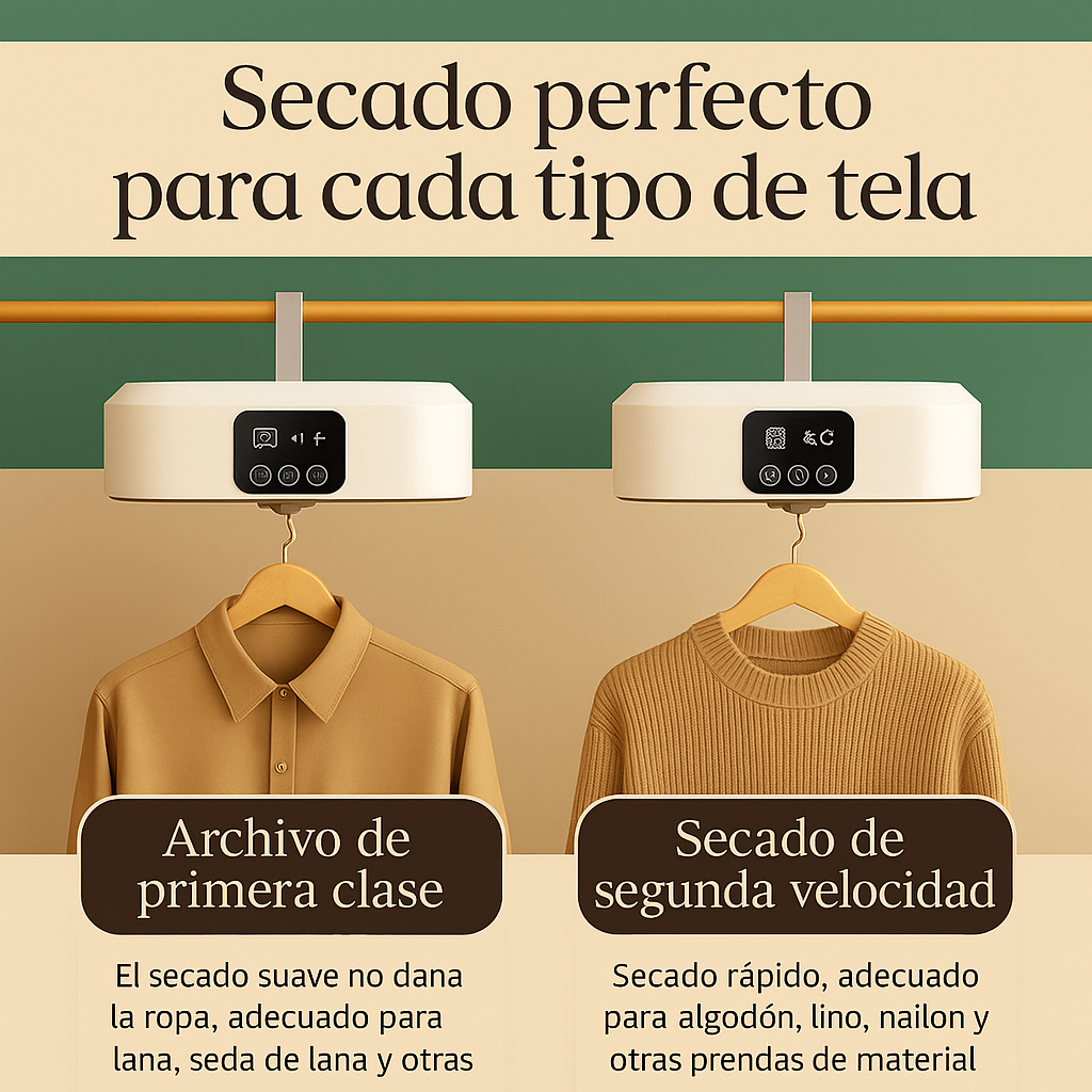 Secador de ropa electrico multifuncional