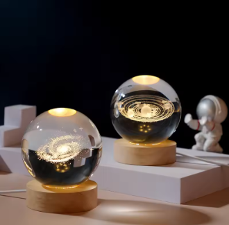 Lampara de bola de cristal