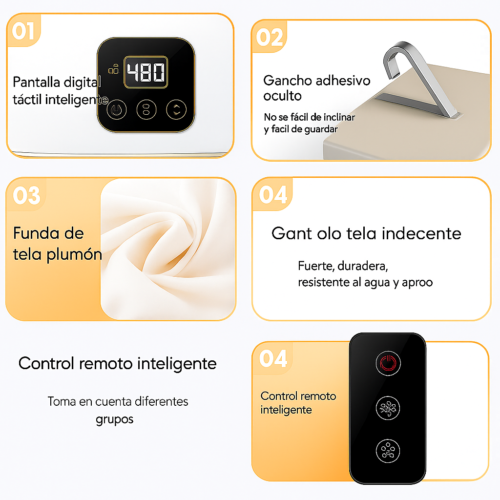 Secador de ropa electrico multifuncional