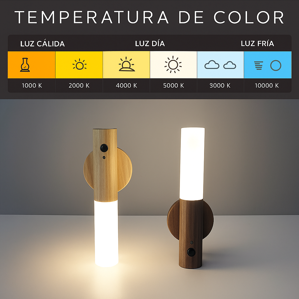 Luz nocturna portátil LED