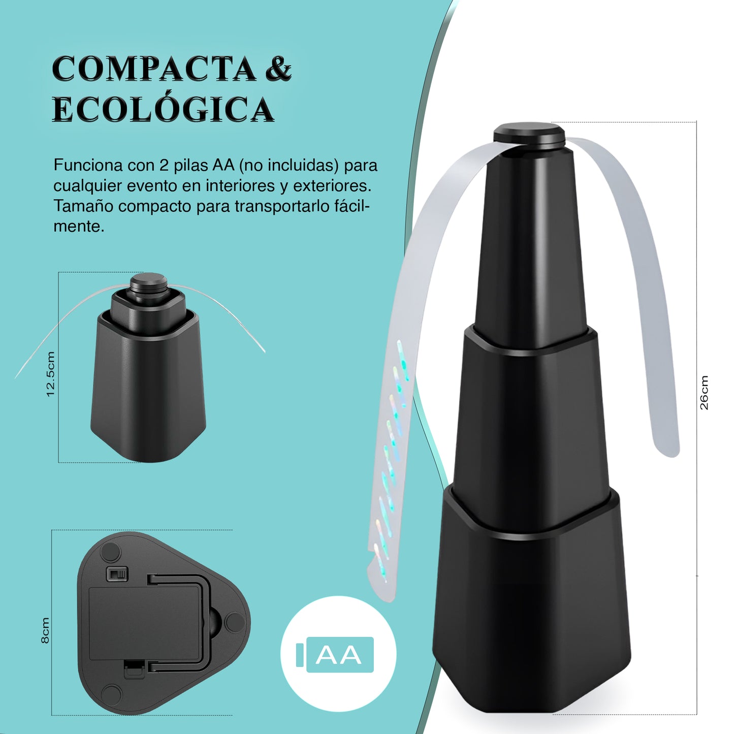 2 ventiladores anti-moscas