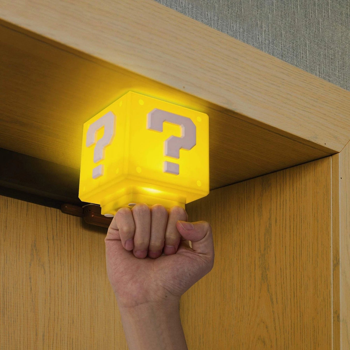 Bloque de interrogación de Mario Bros-Luz LED