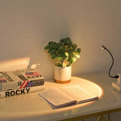Lámpara de luz de puesta de sol USB