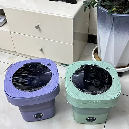Mini Lavadora plegabe con tubo de agua