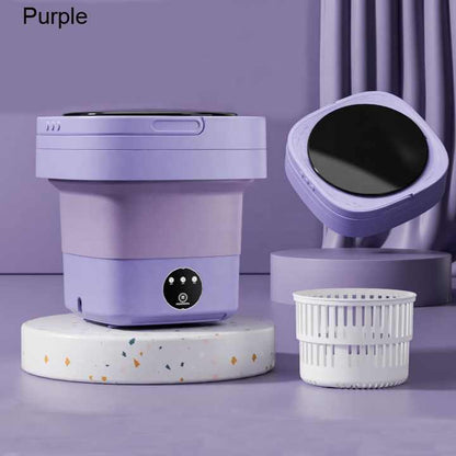 Mini Lavadora plegabe con tubo de agua