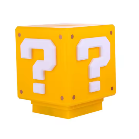 Bloque de interrogación de Mario Bros-Luz LED