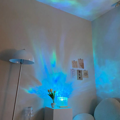 Proyector de luz Aurora de ola de mar