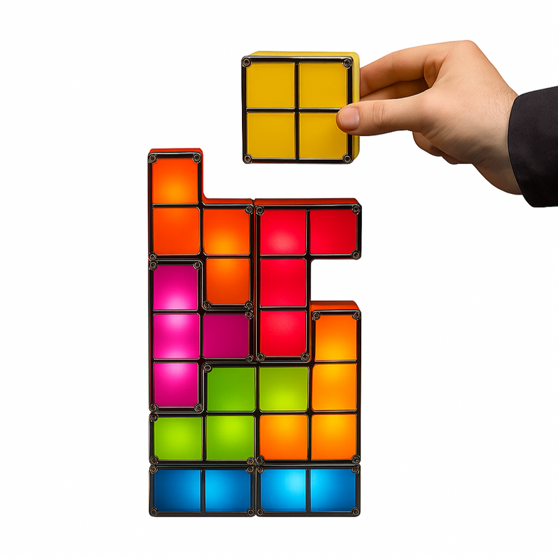 Piezas led de Tetris